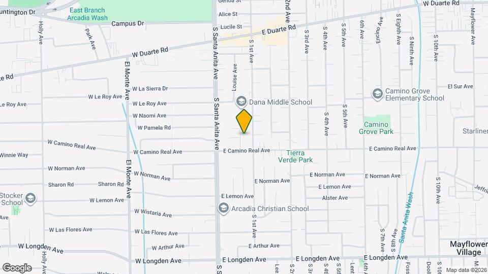 1506 Louise Ave Mapa y Detalles de la Ubicación