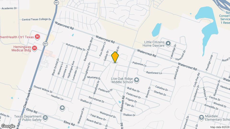 4209 Thunder Creek Dr Map and Location Details