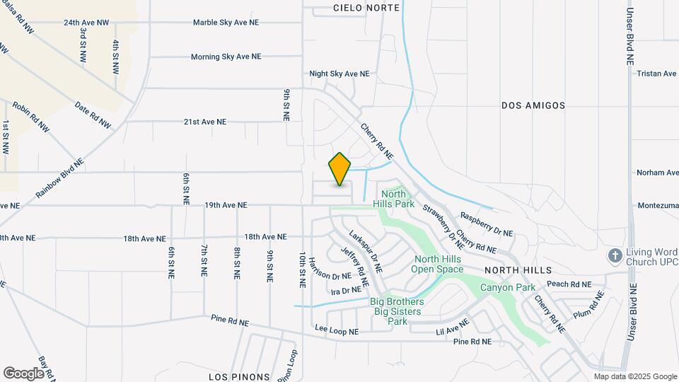1340 Rebecca Rd NE Map and Location Details