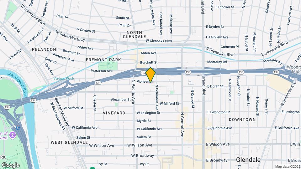416 Pioneer Dr Mapa y Detalles de la Ubicación