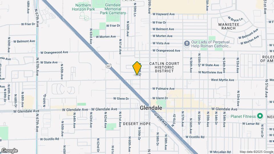 5946 W Myrtle Ave Mapa y Detalles de la Ubicación