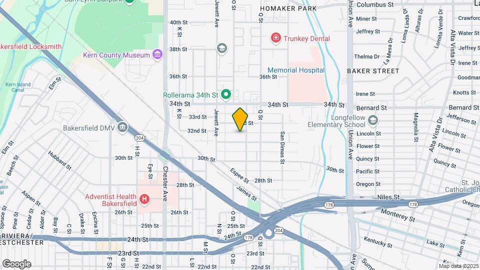 908 31st St Map and Location Details