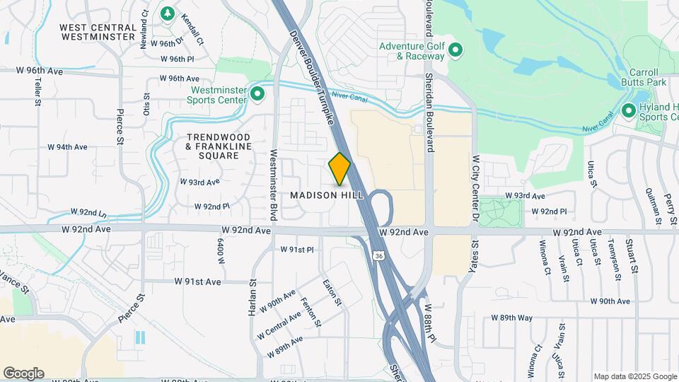 5721 W 92nd Ave #84, Unit 1 Map and Location Details