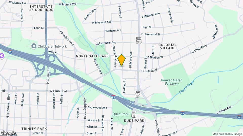 100 W Club Blvd-Unit -Apt. B Map and Location Details