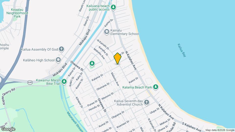210 Kalama St Map and Location Details