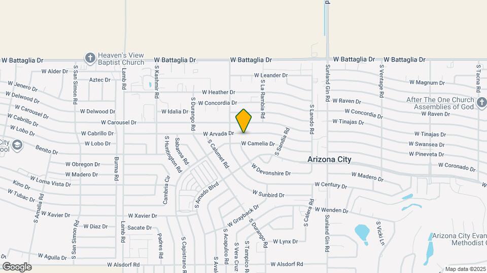 10281 W Arvada Dr Map and Location Details