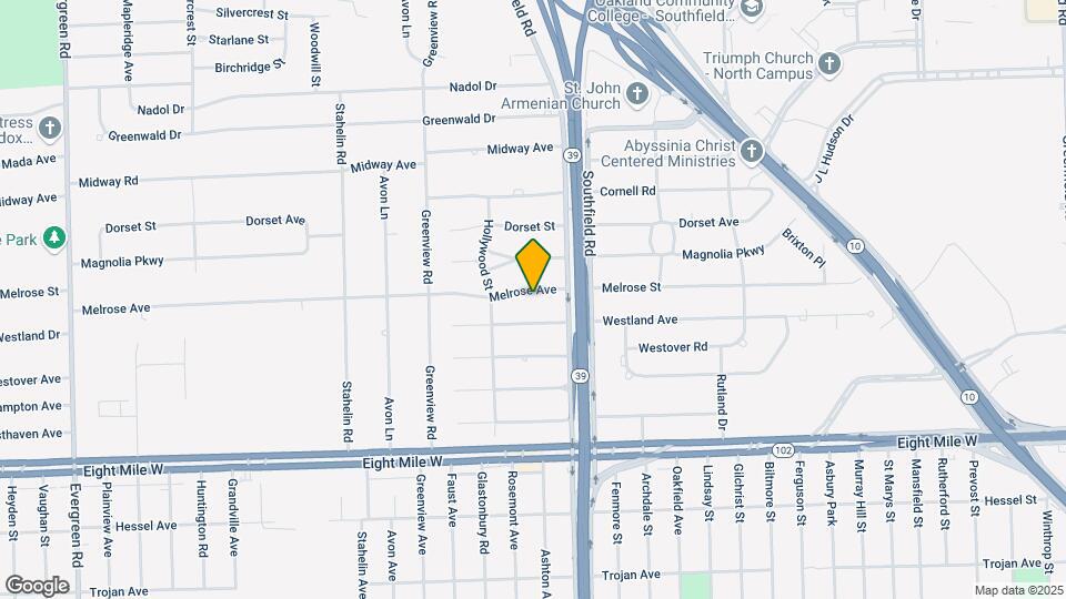 18147 Melrose Ave Map and Location Details