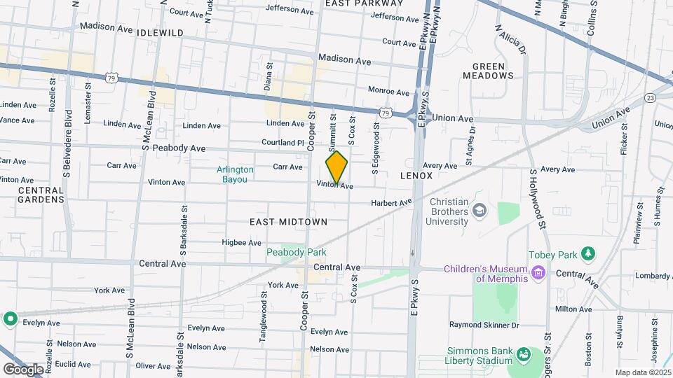 2197 Vinton Ave Mapa y Detalles de la Ubicación