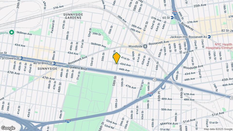 43-12 58th St Map and Location Details