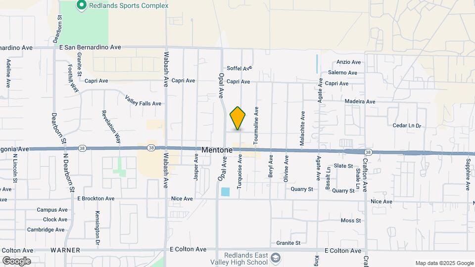 1325 Turquoise Ave Map and Location Details