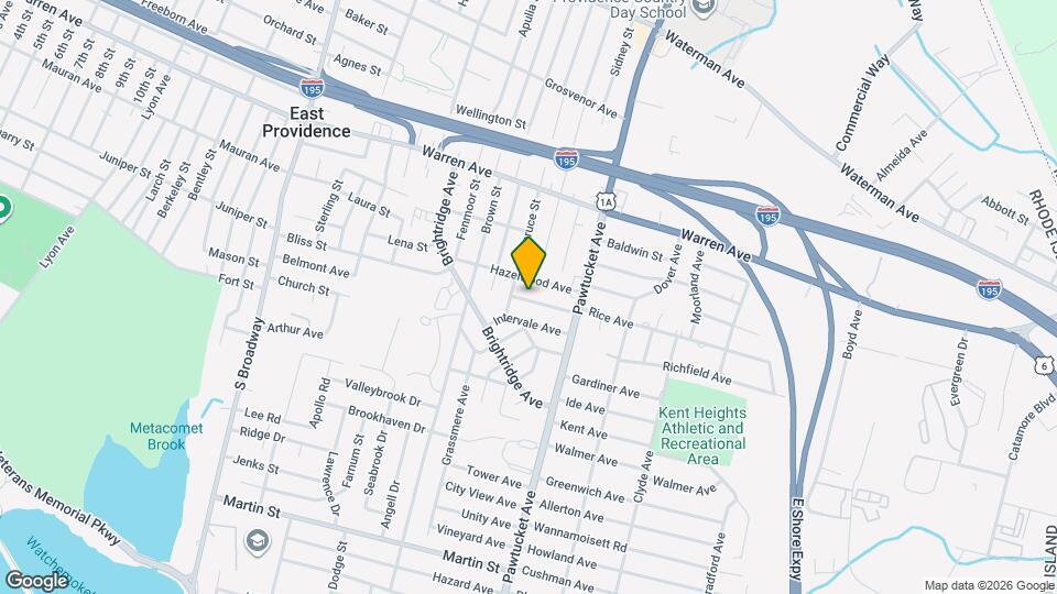 14 Hillside Ave, Unit Unit 1 Map and Location Details