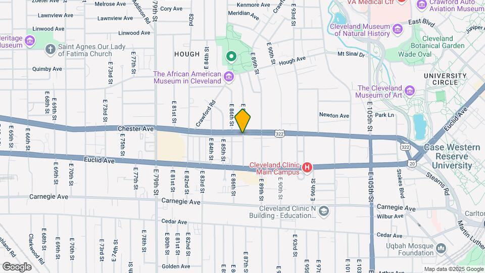 1908 E 87th St Map and Location Details