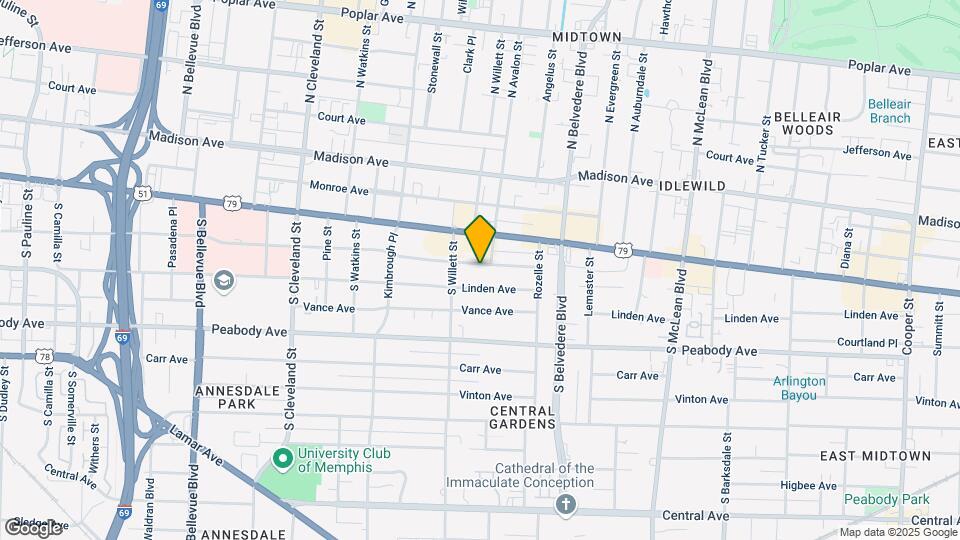 1577 Eastmoreland Ave Mapa y Detalles de la Ubicación