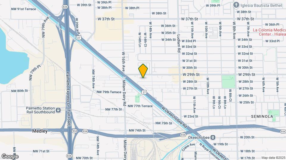 1465 W 28th St Map and Location Details