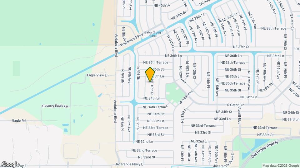 3462 NE 10th Pl Map and Location Details