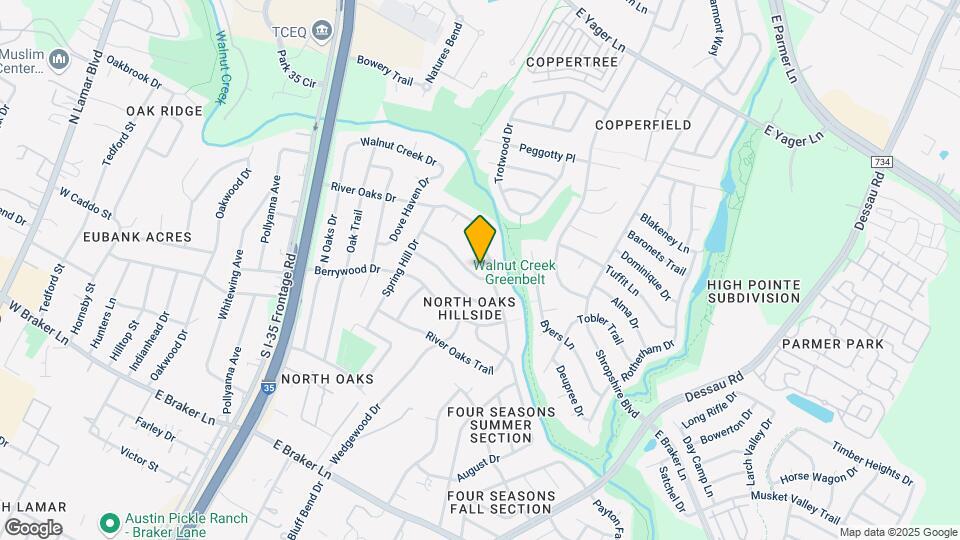 1002 Fall Creek Dr Map and Location Details