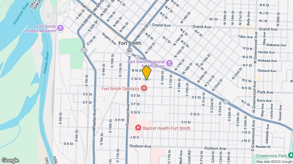 405 S 14th St Mapa y Detalles de la Ubicación