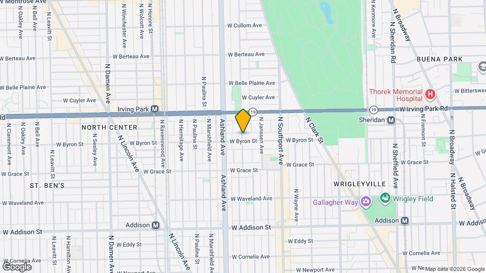 3911 N Greenview Ave, Unit Unit 1 Mapa y Detalles de la Ubicación