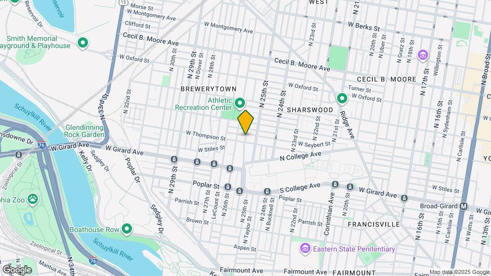 2520 W Seybert St Mapa y Detalles de la Ubicación