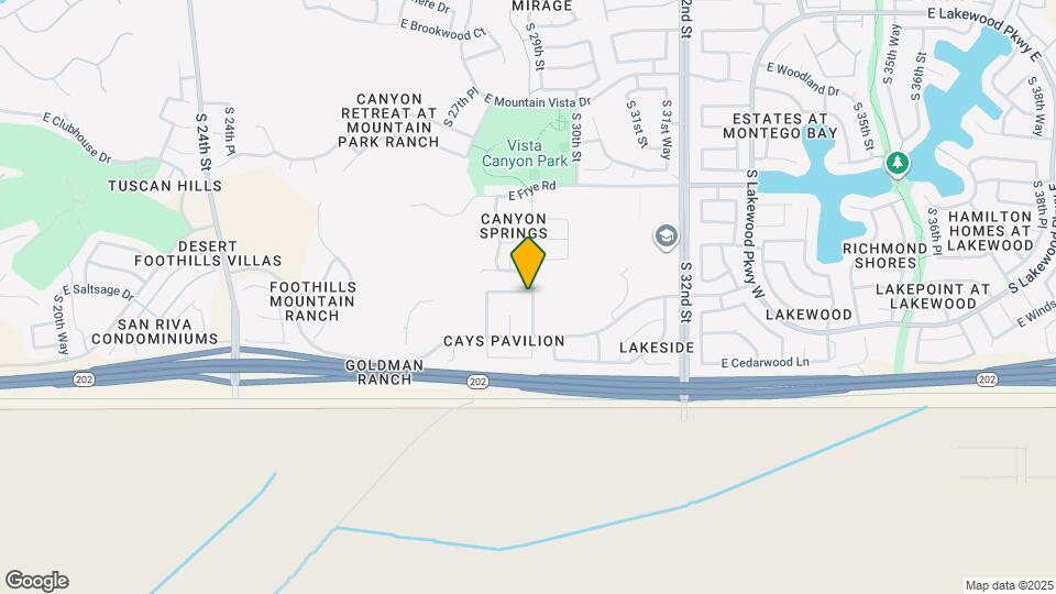 2917 E Windsong Dr Map and Location Details