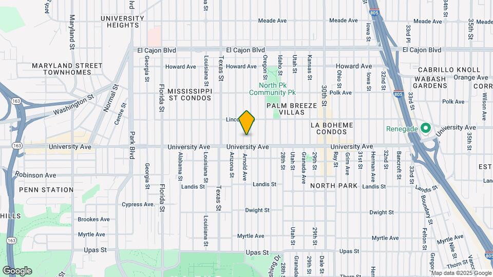 3932 Hamilton St Map and Location Details