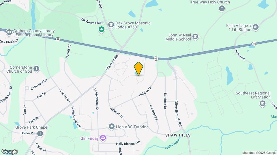 208 Oakchest Ct Map and Location Details