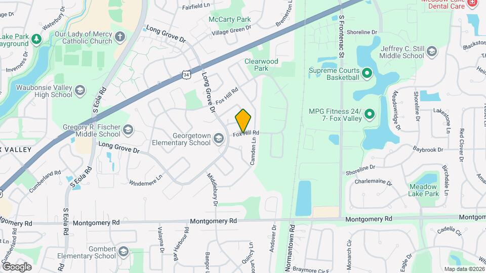 3484 Fox Hill Rd Map and Location Details