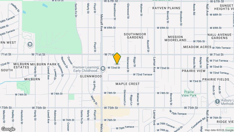 6814 W 72nd St Map and Location Details