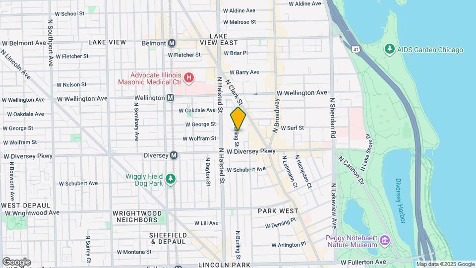 2829 N Burling St Map and Location Details