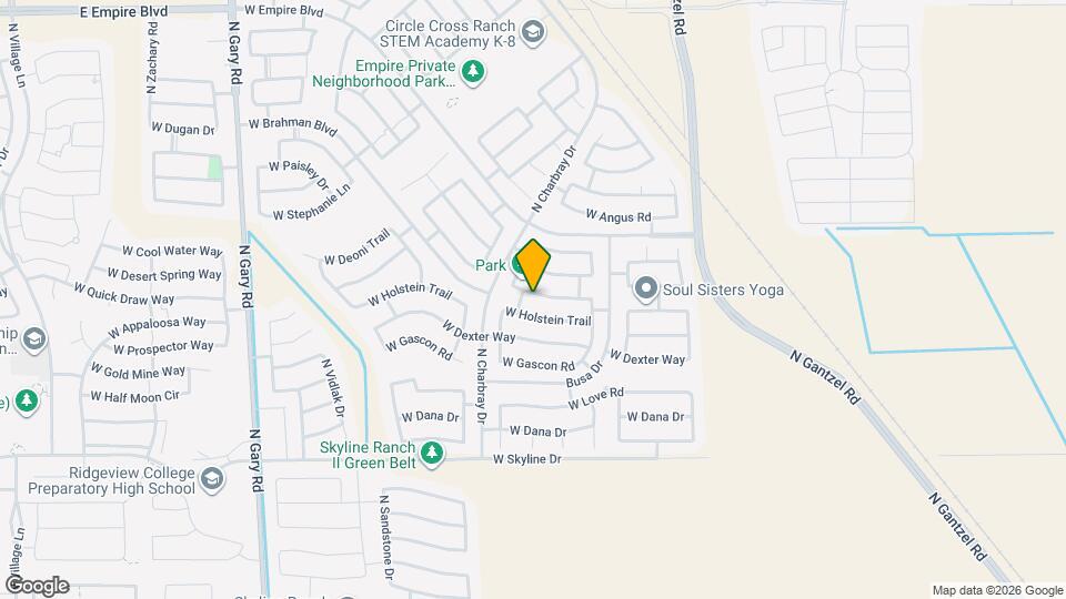 447 W Corriente Ct Map and Location Details