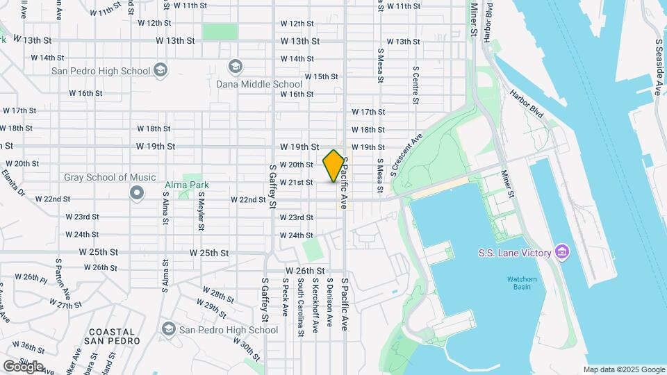 529 W 21st St Map and Location Details