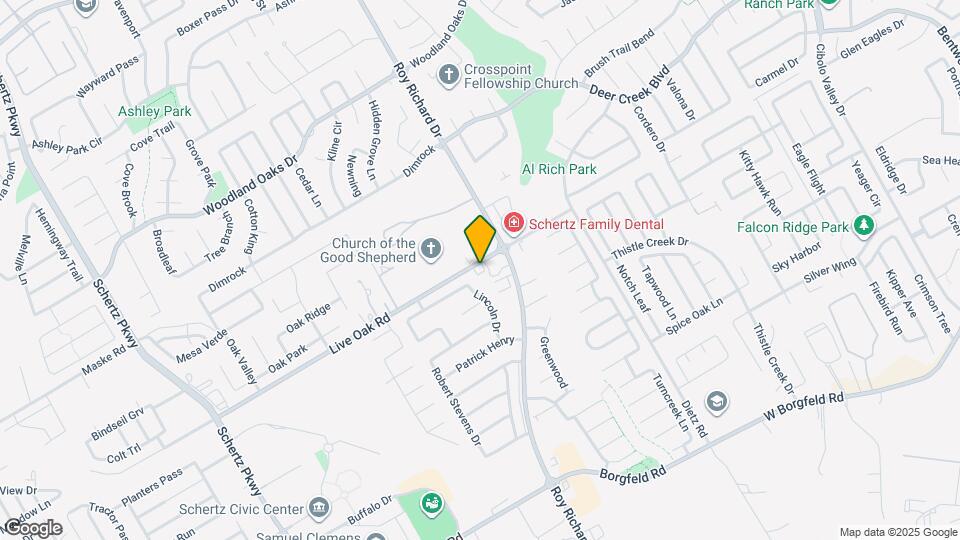 1232 E Live Oak Rd Mapa y Detalles de la Ubicación