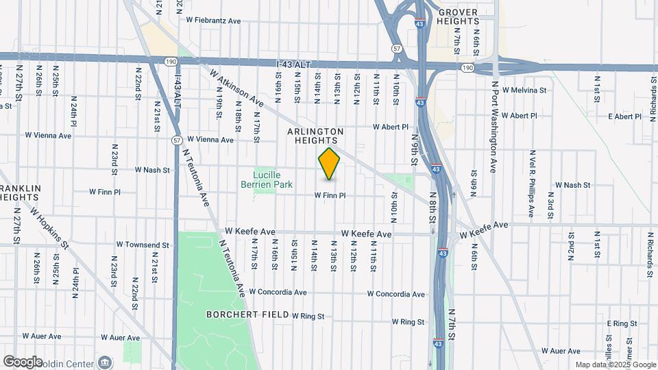 3615 N 13th St Map and Location Details