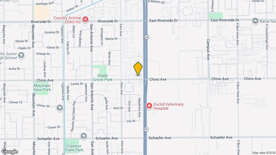 7025 Vining St Map and Location Details