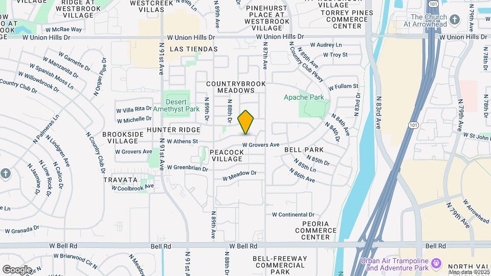 8751 W Athens St Map and Location Details