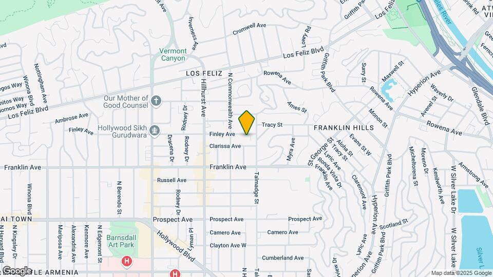4320 Finley Ave Map and Location Details
