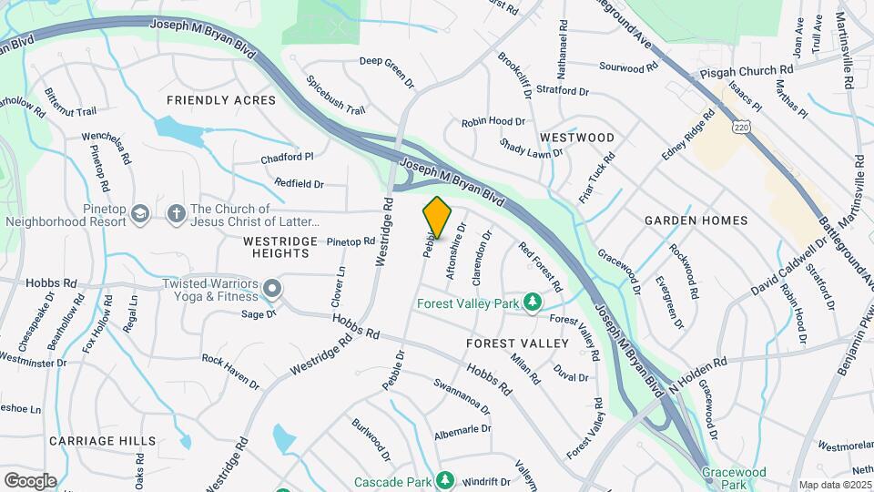 2112 Pebble Dr Map and Location Details