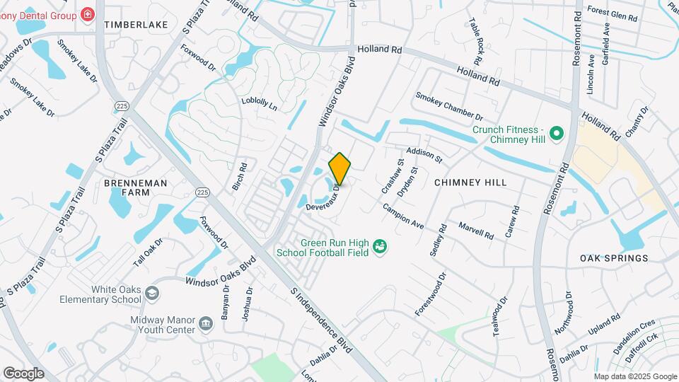 927 Hunley Dr Map and Location Details