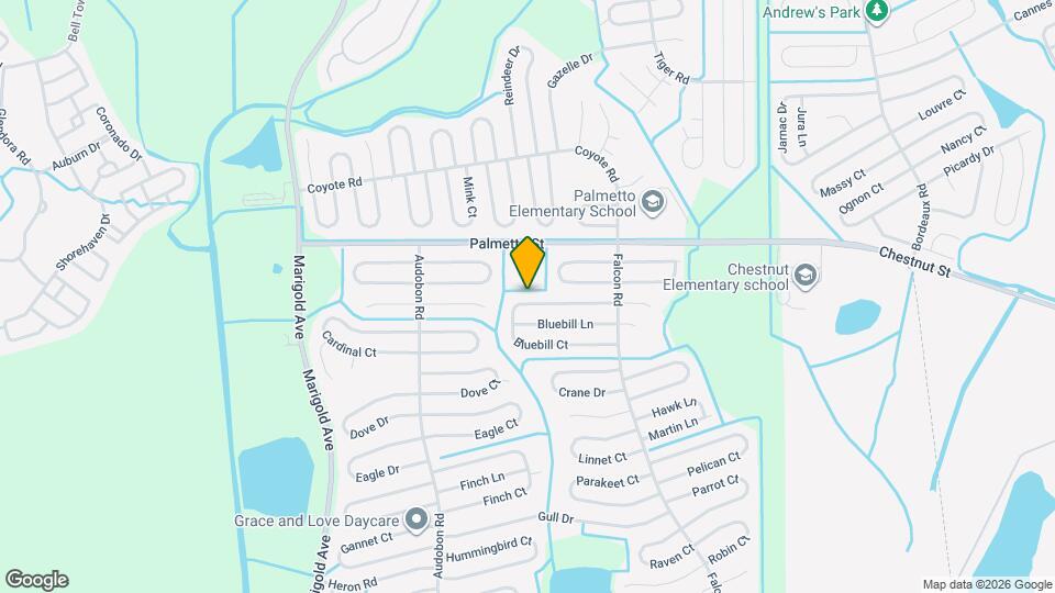 627 Bluebill Ct Map and Location Details