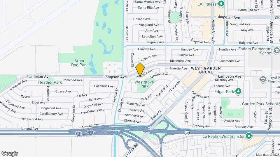 5362 Trinette Ave Mapa y Detalles de la Ubicación