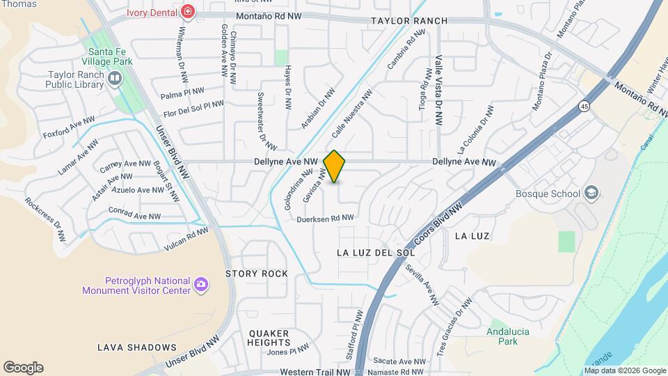 5117 Camino Vista NW Mapa y Detalles de la Ubicación