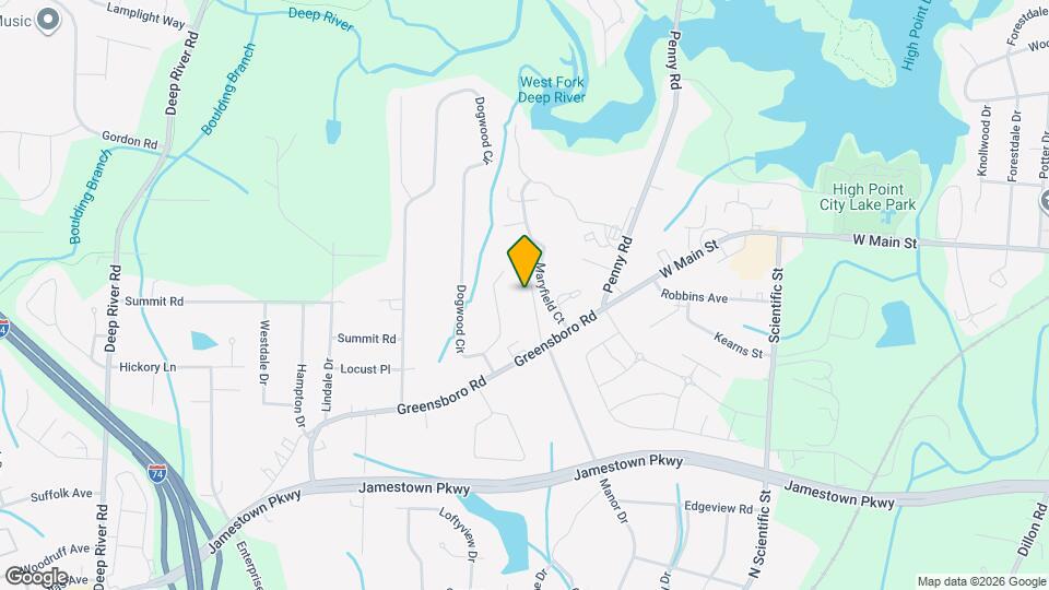1023 Manor Dr Map and Location Details