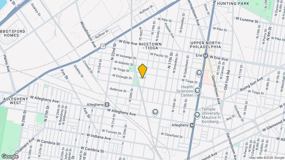 3412 N 19th St, Unit 3 Mapa y Detalles de la Ubicación