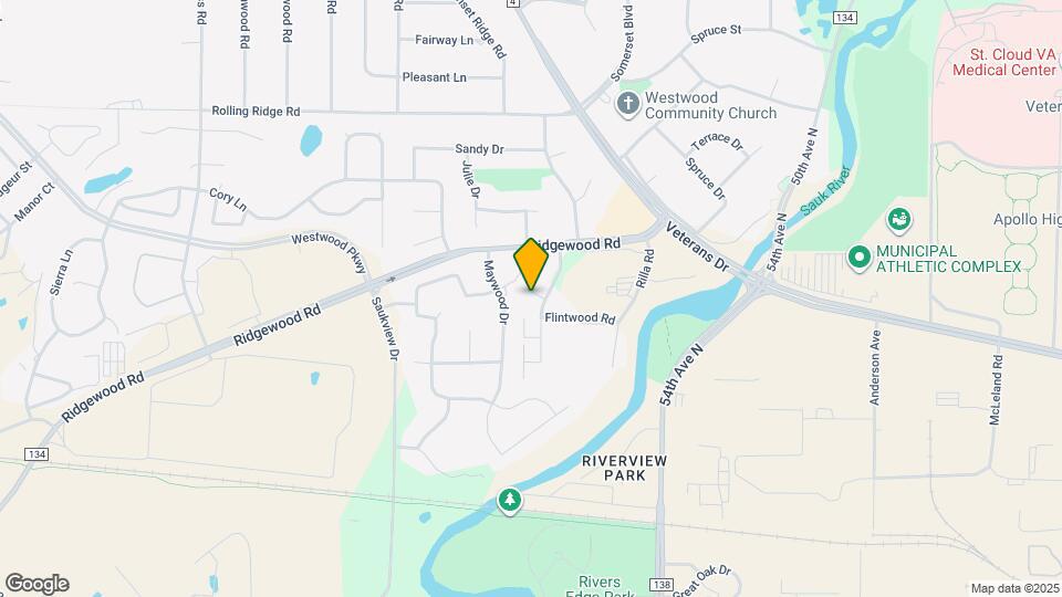 843 Driftwood Dr Map and Location Details