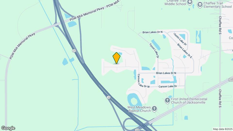 11799 Parker Lakes Drive Map and Location Details
