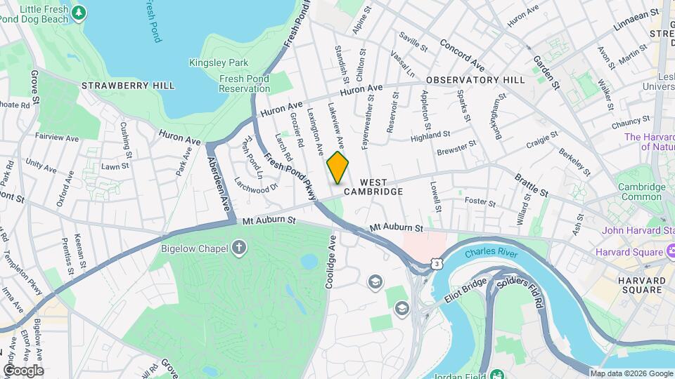 205 Brattle St Map and Location Details