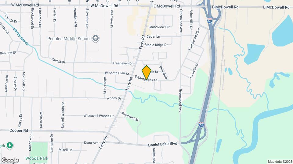 145 E Santa Clair St Map and Location Details