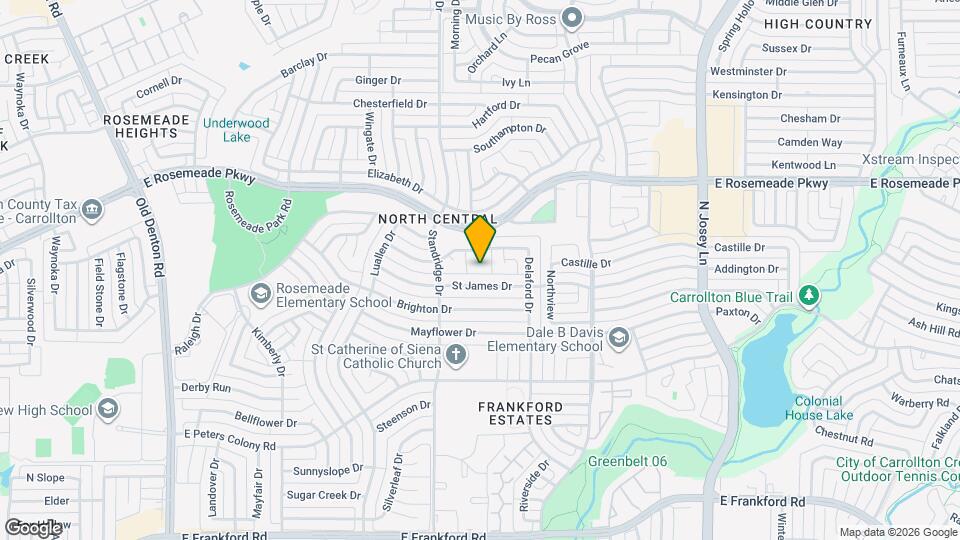 1716 Delaford Pl Map and Location Details