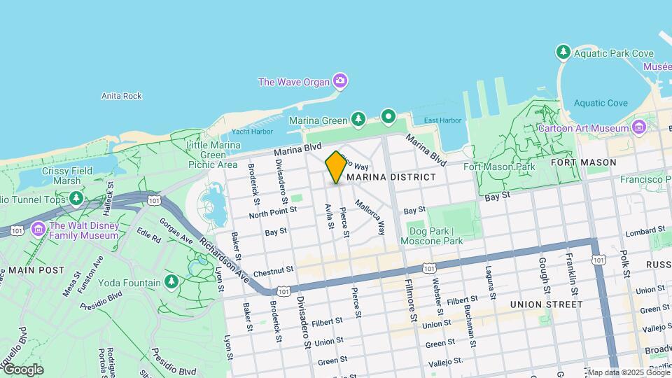 1901 Beach Street Map and Location Details