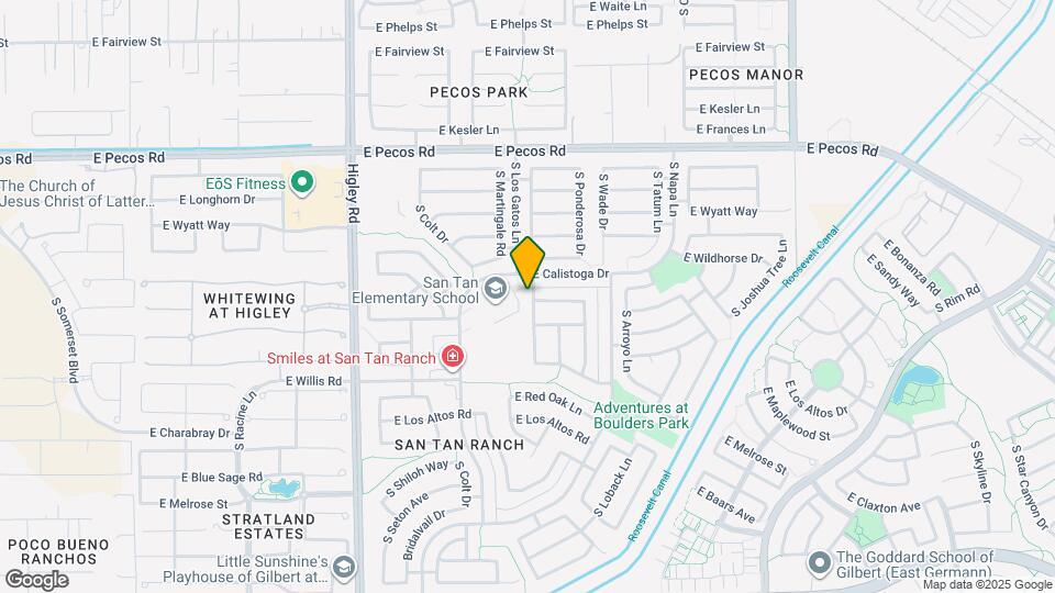 3464 S Moccasin Trail Mapa y Detalles de la Ubicación